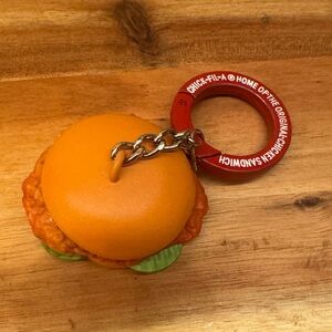 Chick-fil-A Orange Burger Keychain